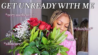 REALISTIC GET UNREADY WITH ME! | skincare, food, doing my lashes, & chit chat!