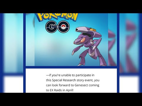 Genesect Special Research Ticket Live in Pokémon Go