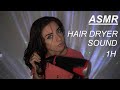 ASMR HAIR DRYER SOUND 1 Hour Visual ASMR With Hand Movement