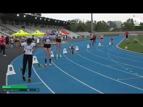 U14 Girls 200m Heat 5: 2022-23 State Combined Events Championships - Saturday