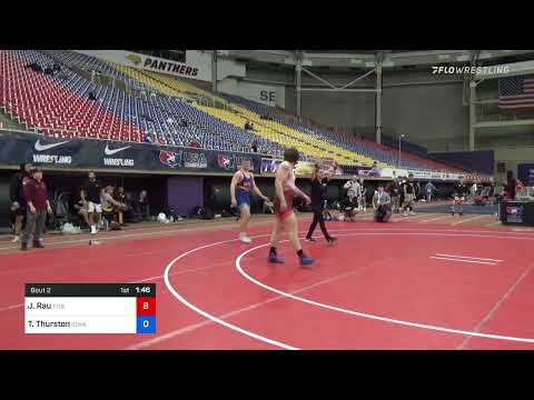 97 Kg Rr Rnd 1 - Josef Rau, Titan Mercury Wrestling Club (TMWC) Vs Tyler Thurston, Iowa F524