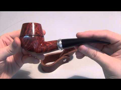 Курительная трубка Ser Jacopo Opus L1 Bent Bulldog Double Silver