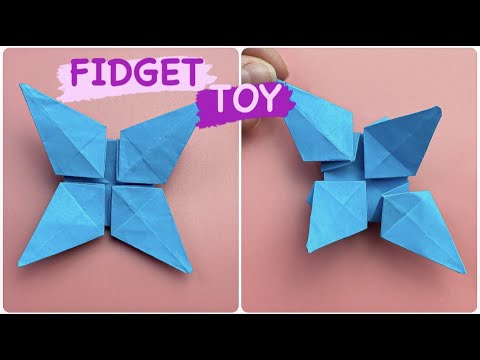 Origami FIDGET TOY EASY [paper toy antistress transformer]