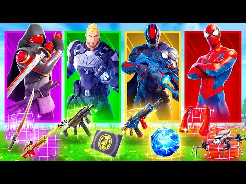 *NEU* ,,ZUFÄLLIGE MYTHISCHE BOSS" Skin Challenge mit SPIDERMAN  in Fortnite 3 Deutsch