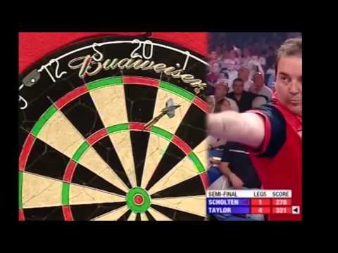 9 Dart Finish - Phil Taylor against Roland Scholten - UK Open - 12 June 2005