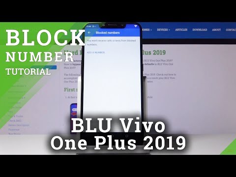 How to Block Number in BLU Vivo One Plus 2019 – Make Blacklist