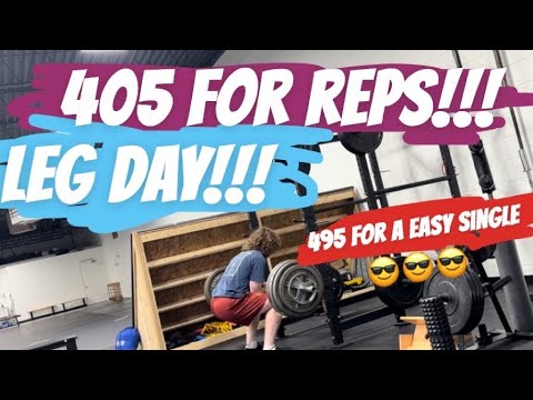 LEG Day!!! | The GOAT Vlog 237