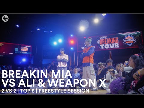 Breakin MIA VS MZK (Ali & Weapon X) | Breakin 2 VS 2 | Top 8 | Freestyle Session 2025