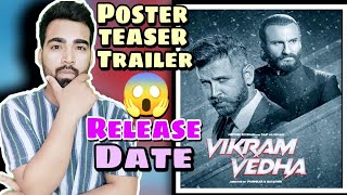Vikram Vedha Official Poster , Teaser and Trailer Release Date |  Hrithik Roshan | By We Filmy Vikram Vedha Official Poster , Teaser and Trailer Release Date |  Hrithik Roshan | By We Filmy