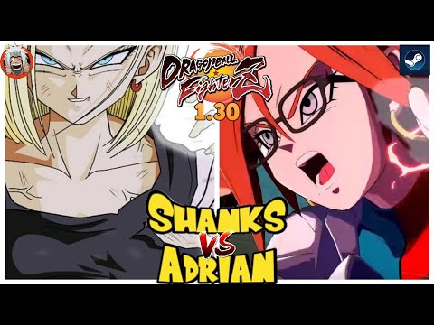 DBFZ Shanks vs Adrian - Increibles Peleas! - Ver 1.30