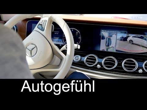 Remote Parking all-new Mercedes E-Class onboard & smartphone app - E-Klasse automatisches Einparken