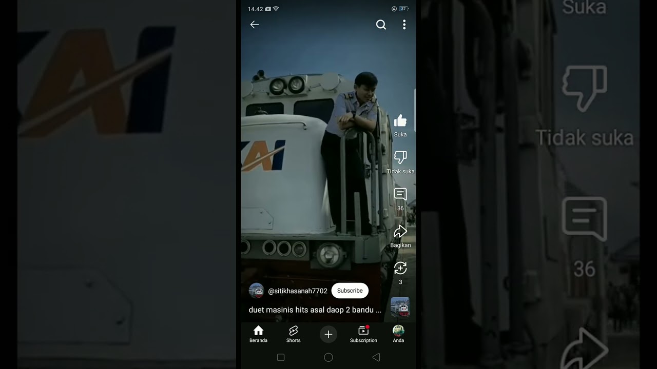 duet masinis hits asal daop 2 bandung @pakekapurnamanurd @pak ryan abrar #keretaapi #railfans