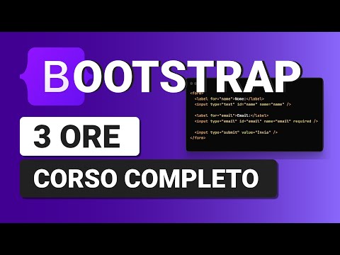 Corso Bootstrap 5 Italiano Introduttivo da 3 ore
