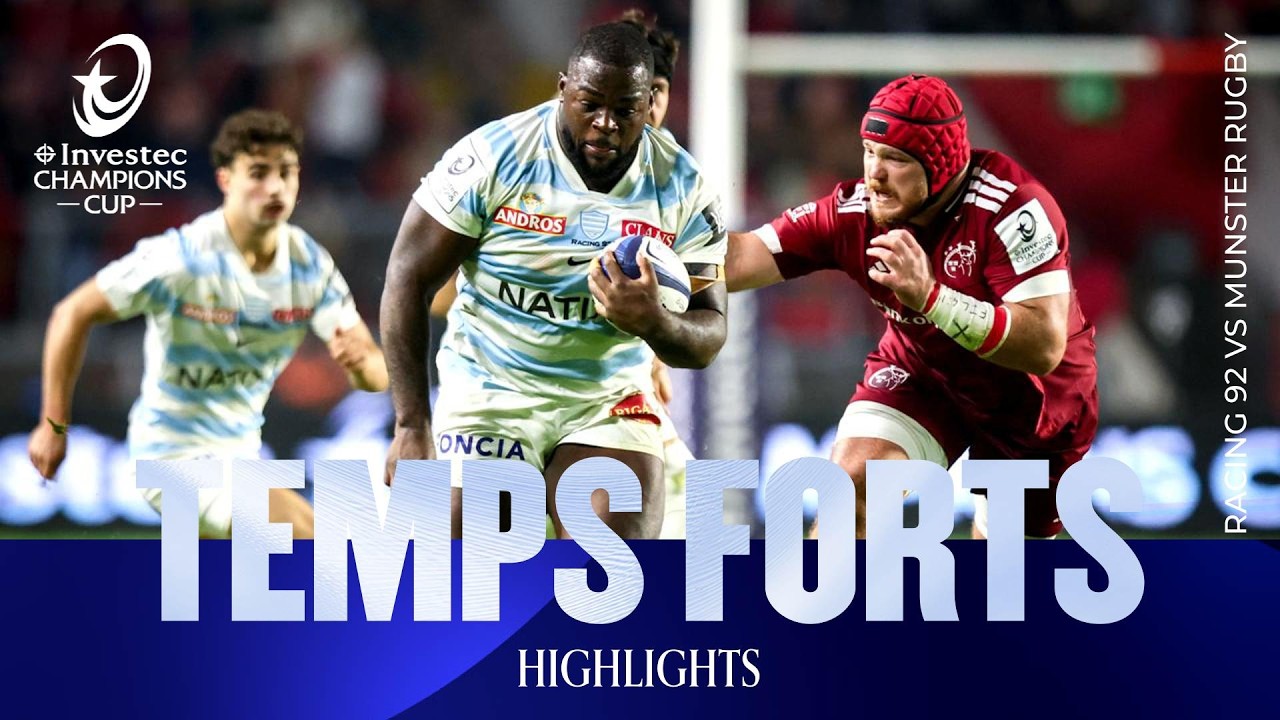 Temps Forts - Munster Rugby v Racing 92 | Investec Champions Cup 2026/27