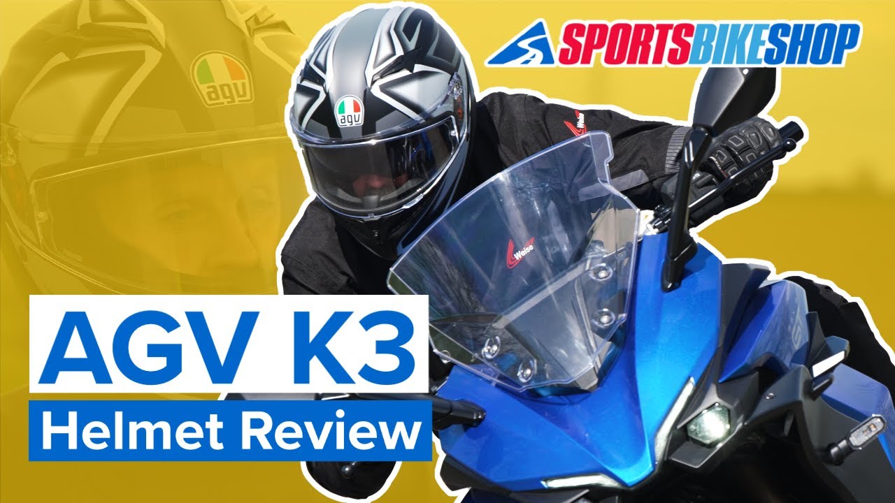 AGV K3 - Kamaleon Black / Red / Green Video