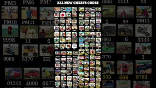 Indian Bikes Driving 3D || All NEW CHEATS CODES #shorts #short