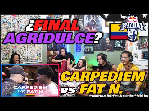 🔴COLOMBIANOS REACCIONAN y ANALIZAN a CARPEDIEM vs FAT N - ¿FINAL AGRIDULCE? [RED BULL COLOMBIA 2023]