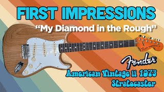 Video thumbnail for Fender American Vintage ii 1973 Stratocaster - First Impressions and Review. NOT Love at First Sight by Nick Handley Creative