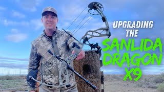 Upgrading the $300 Sanlida Dragon X9 Budget Compound Bow, will it shoot at 80 yards?