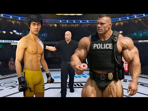 PS5 | Bruce Lee vs. Strong Titan Police [EA Sport UFC 4]🥊