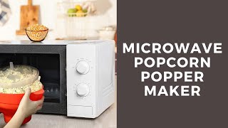 Shuban Silicone Microwave Popcorn Popper Maker with Lid Or Handles - Amazon India