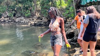 White People Do This In Zanzibar Tanzania 🇹🇿🇹🇿 #travel #beach