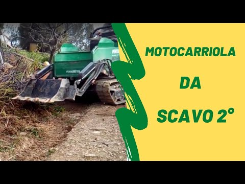Motocarriola CINGOLATA da SCAVO "2° Atto" [PENTAMOTER]