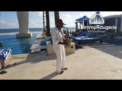 Vue beach Canggu bali with Bali dj sax Jimmy Rougerie