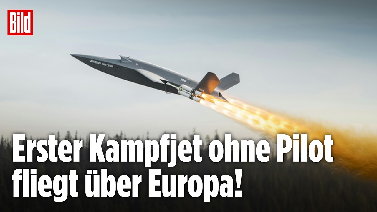 PREMIERE IN EUROPA: Erstes unbemanntes Kampfflugzeug – Airbus testet „Valkyrie“
