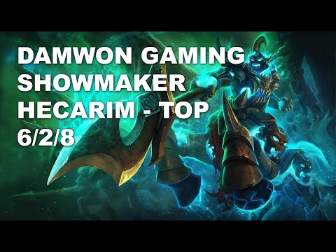 DAMWON Gaming Showmaker Top Hecarim vs Aatrox - KR Grandmaster Patch 10.9