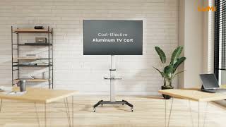 Cost-Effective Aluminum TV Cart - FS44-46TW - LUMI