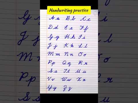 Abc Cursive handwriting practice/Abc for kids #kidslearning #cursive #abcd @onlyenglishwithnushie