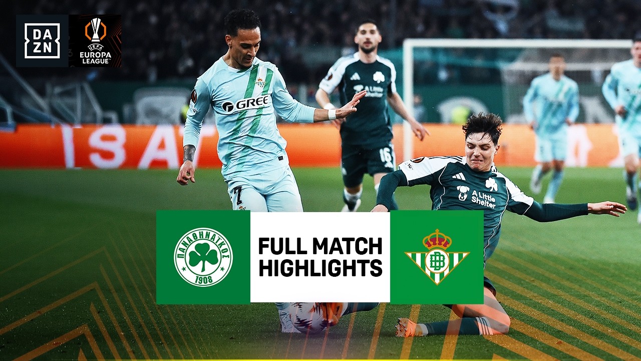 Panathinaikos vs Real Betis | UEFA Europa League Highlights | Round Of 16 | Leg 1 | 2025-2026