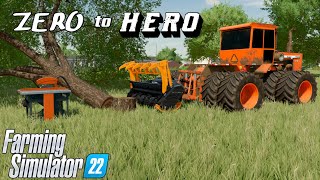 I Cut Down All The Trees On My Farm | Farming Simulator 22
