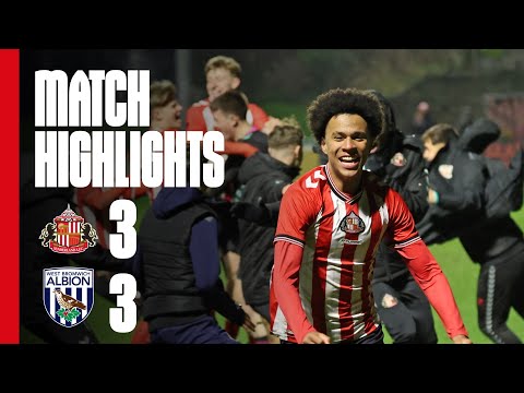 Dramatic Shootout Victory | Sunderland AFC U18s 3 - 3 West Brom U18s (4-3 Penalties) | FA Youth Cup