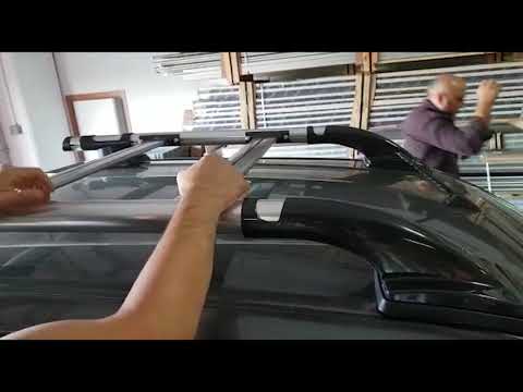 How to install shark style roof rack/roof rail