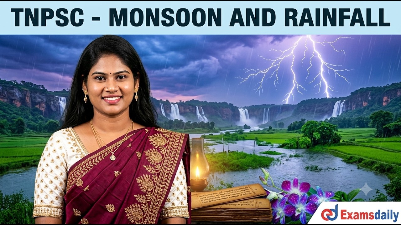 TNPSC - MONSOON AND RAINFALL