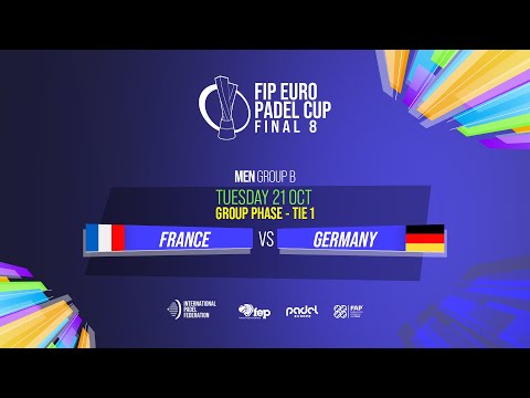 🇫🇷 FRANCE vs GERMANY 🇩🇪 - Men - Group B - Tie 1 - COURT 4 - FIP EURO PADEL CUP 2025