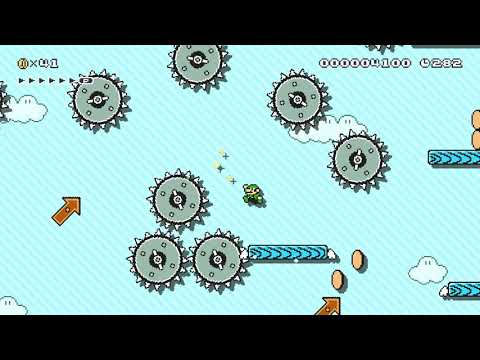 Blue Platform Jumping Skills II by eliahSMM - Super Mario Maker 2 - No Commentary 1cb 022020