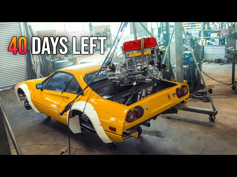 The Engine is out AGAIN! And only 40 Days Left... Honda-Swapped Ferrari Build