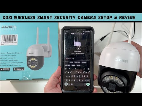 ZOSI Wireless Smart Security Camera Setup & Review
