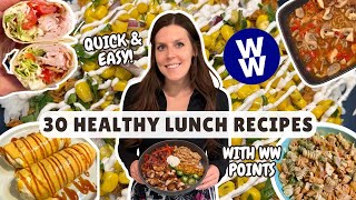 30 Healthy Lunch Recipes That Helped Me Lose 70 lbs | Quick & Easy Recipes | WeightWatchers Points