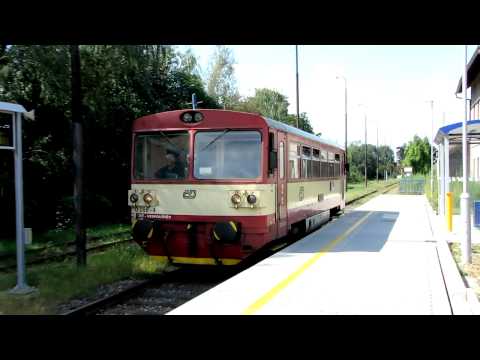 Brandýs n. Labem - Zápská: Os 19417 (ČD 810) [HD]