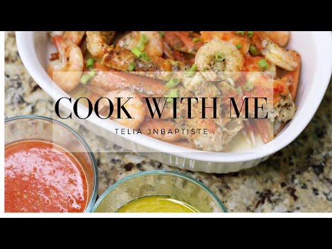 Cook With Me: Calypso Crab Legs & Shrimp
