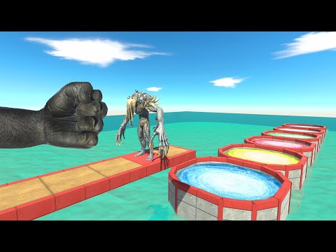 Punch Into Portal by Kong Fist - Animal Revolt Battle Simulator