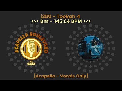i300 - Tookah 4 || [Acapella - Vocals Only] || [145.04 BPM - Bm] || by EC13