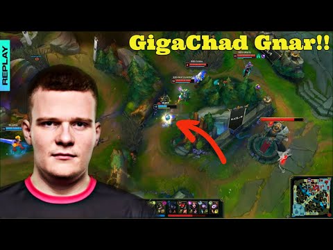The Biggest GIGACHAD GNAR Play Ever In The LEC!!