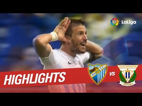 Resumen de Málaga CF vs CD Leganés (4-0)