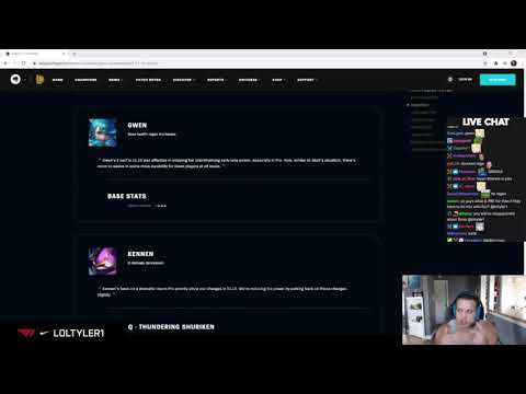 Tyler1 about Gwen buff in Patch 11.19