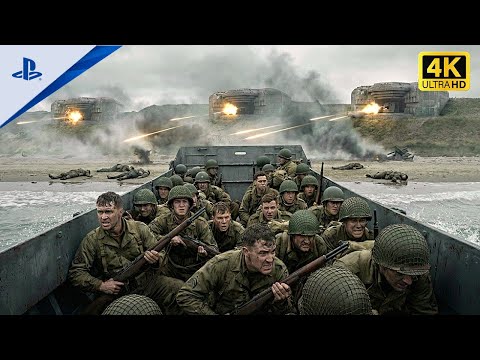 D-DAY - Omaha Beach 1944 – COD WW2 - The Most Brutal Mission [4K 60FPS HDR]